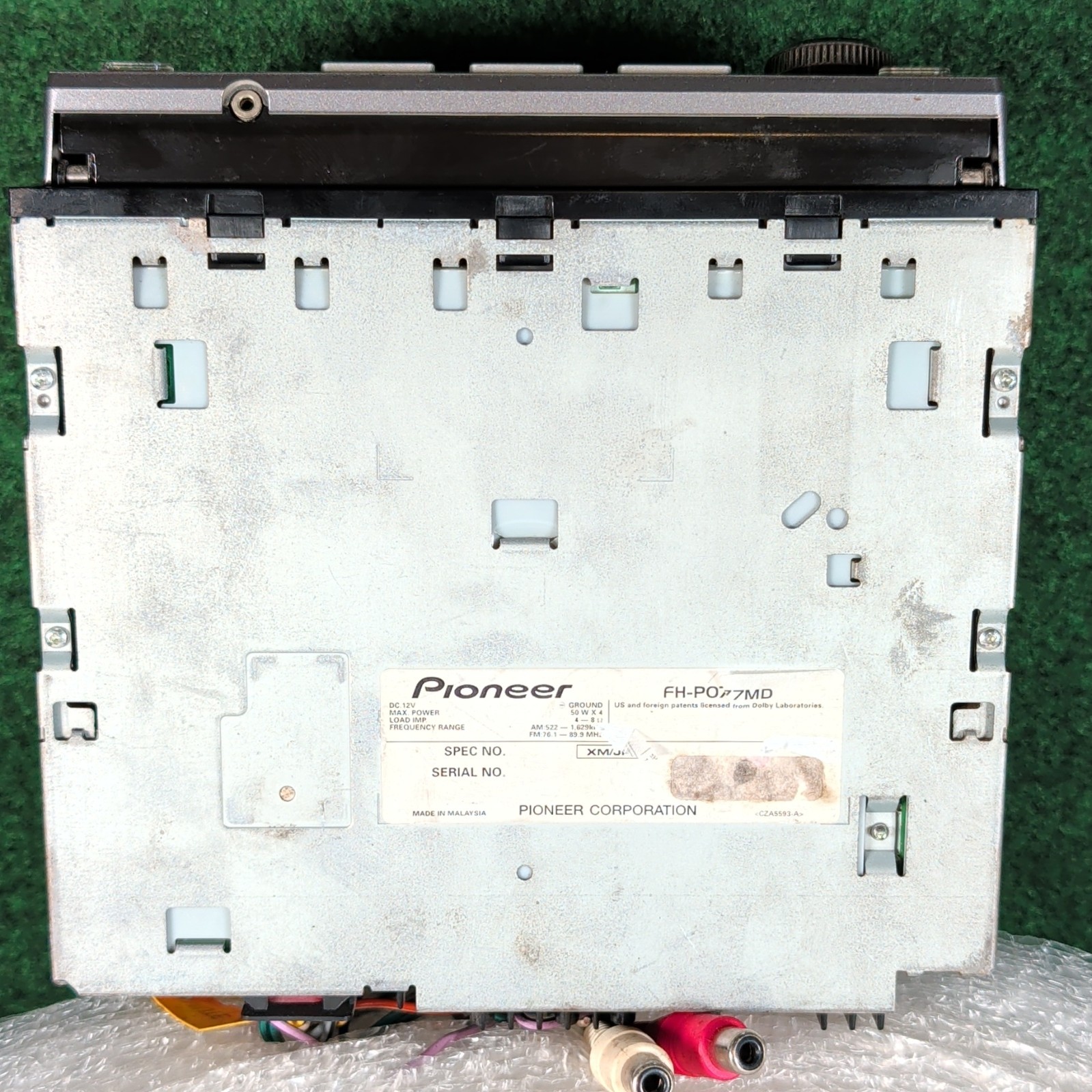 Pioneer Carrozzeria FH-P077MD 2DIN Car Audio CD MD Player JDM Tested