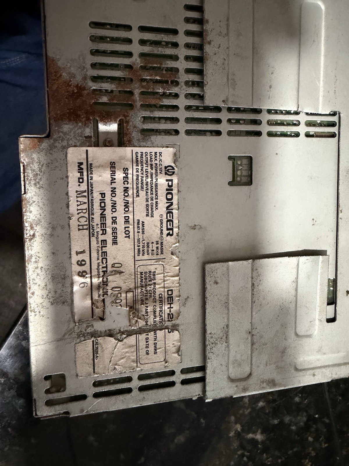 Pioneer DEH-225