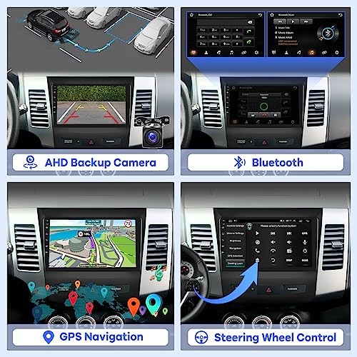 2G+64G Car Radio for Mitsubishi Outlander 2008-2015 – 9 Inch Android Touch