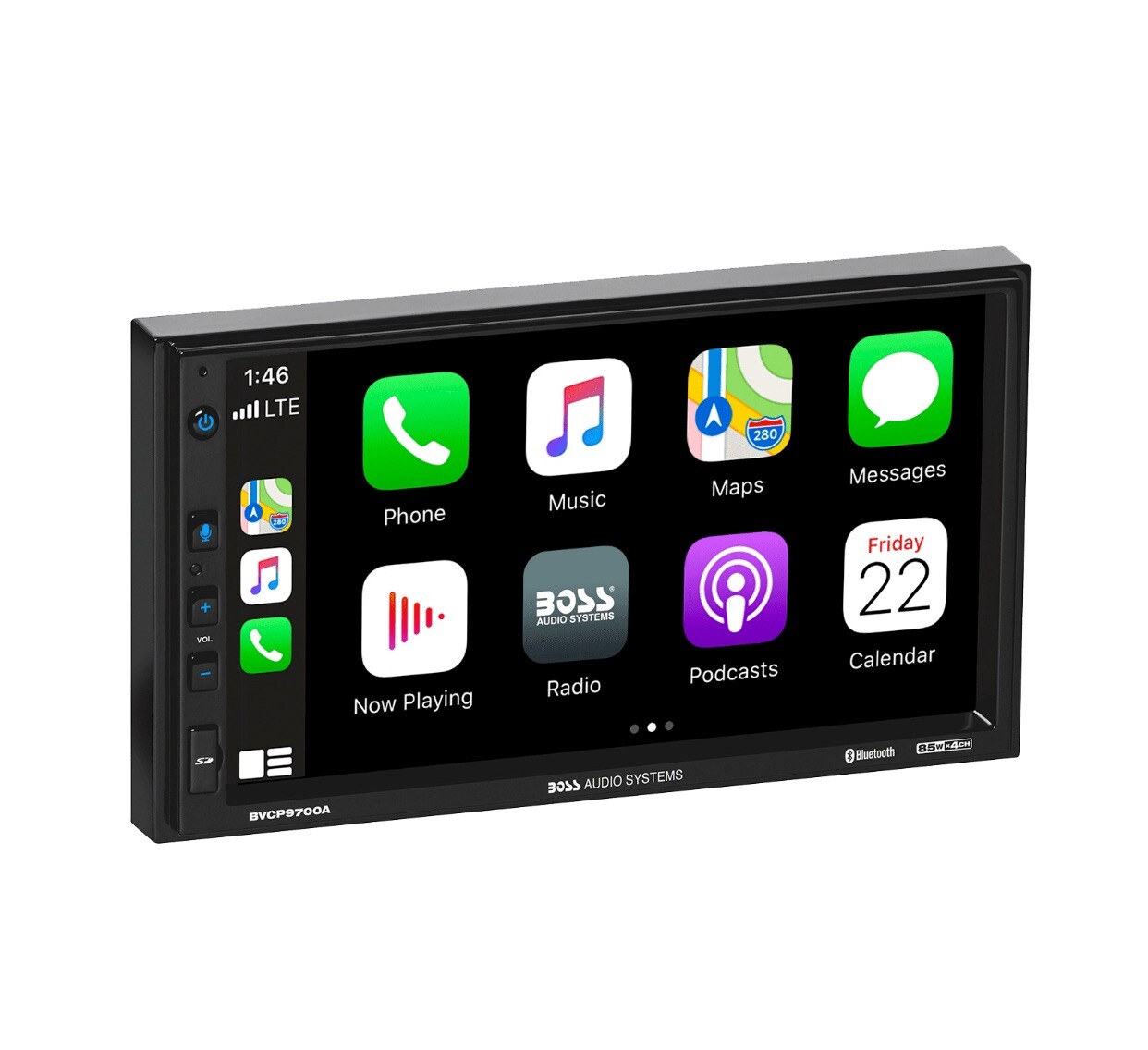 NEW BOSS Audio BVCP9700A 2 Din Apple CarPlay Android Auto Car Stereo System