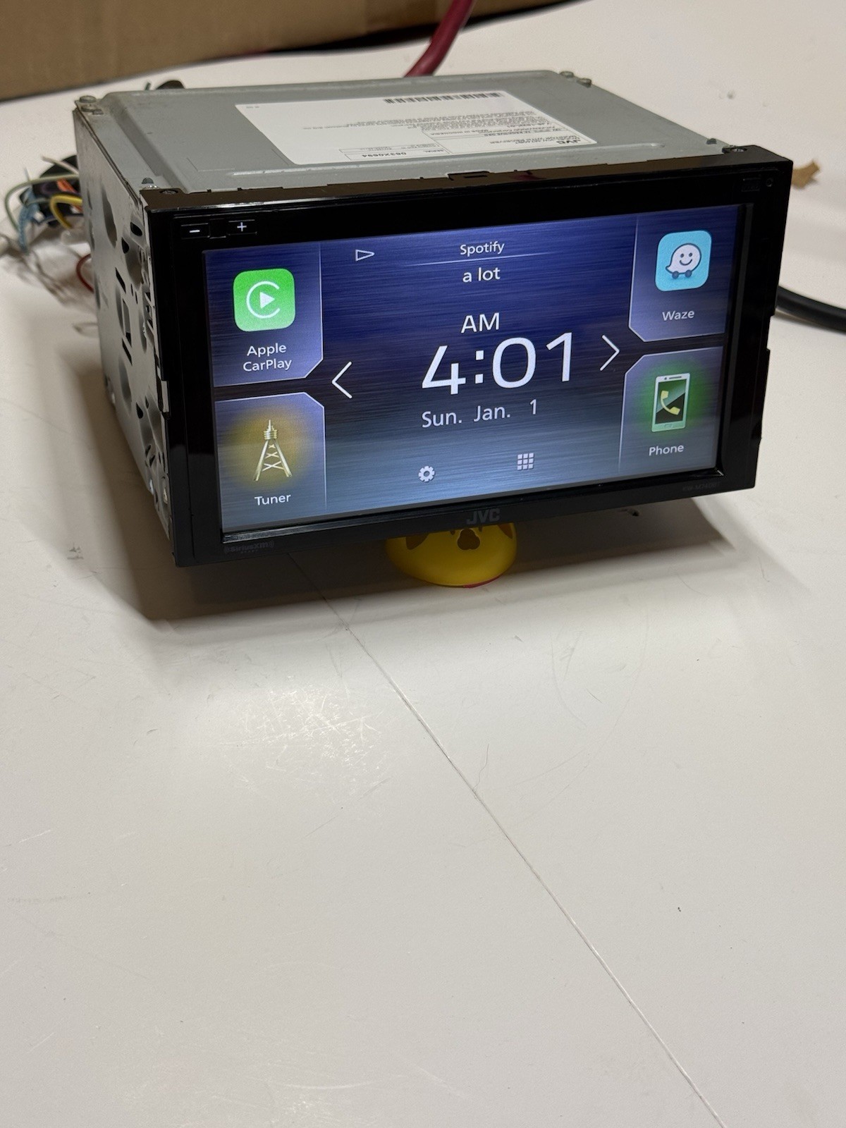 JVC KW-M740BT TESTED Car Multimedia Reciver Apple Carplay Android Auto (NO CD)