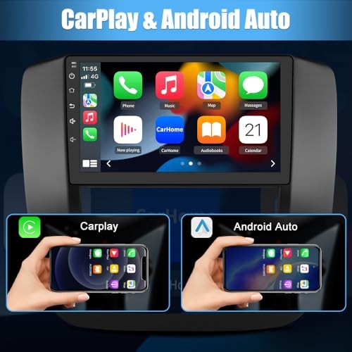 Car Radio Stereo Android 13 for GMC Yukon Chevy Silverado Tahoe Suburban 2007