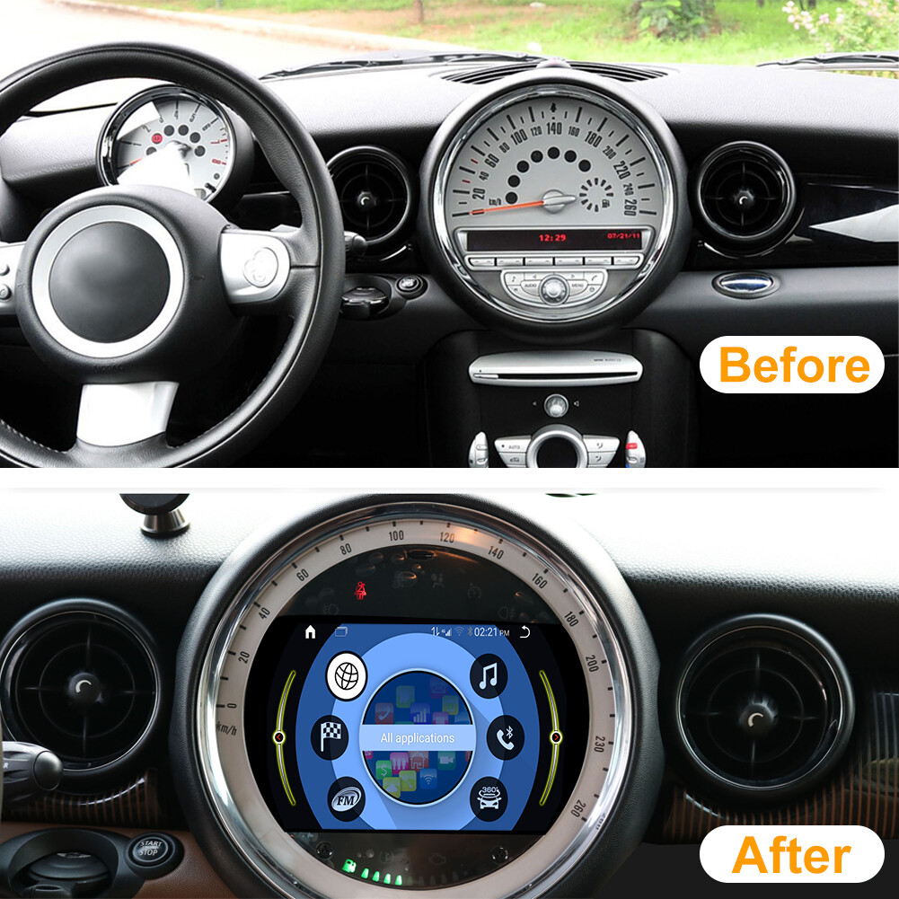 For BMW Mini Cooper R56 2007-2010 Car Radio Android Autoradio Wireless CarPlay