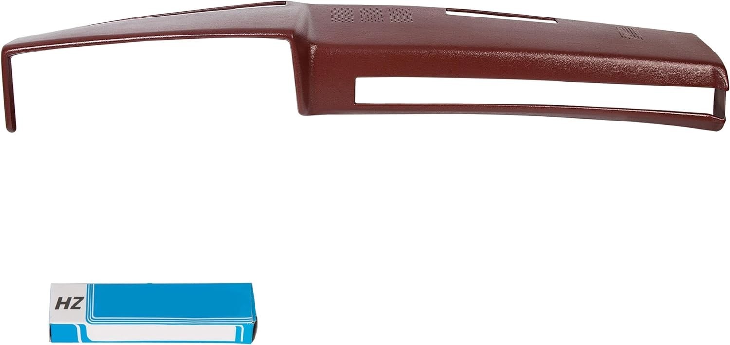 Maroon Dashboard Cover Compatible with 1981-1991 Chevrolet GMC C/K/R/V Truck/Suv