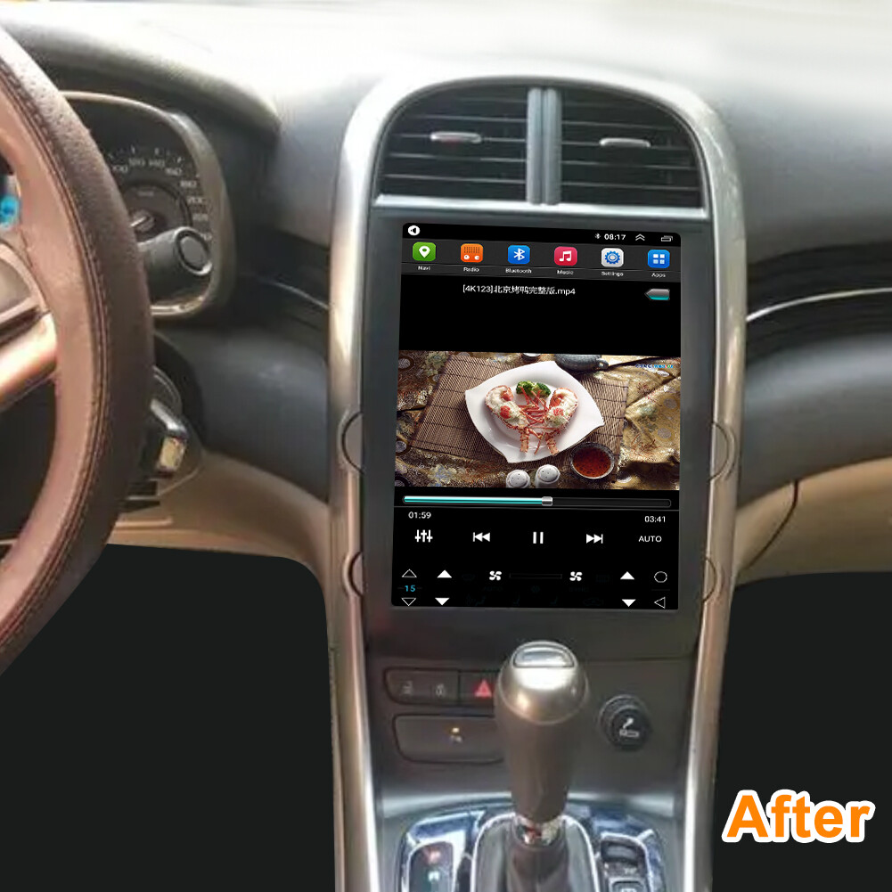 12.1Inch For Chevrolet Malibu 2009-2013 Android 14 Tesla Car Radio Stereo GPS BT