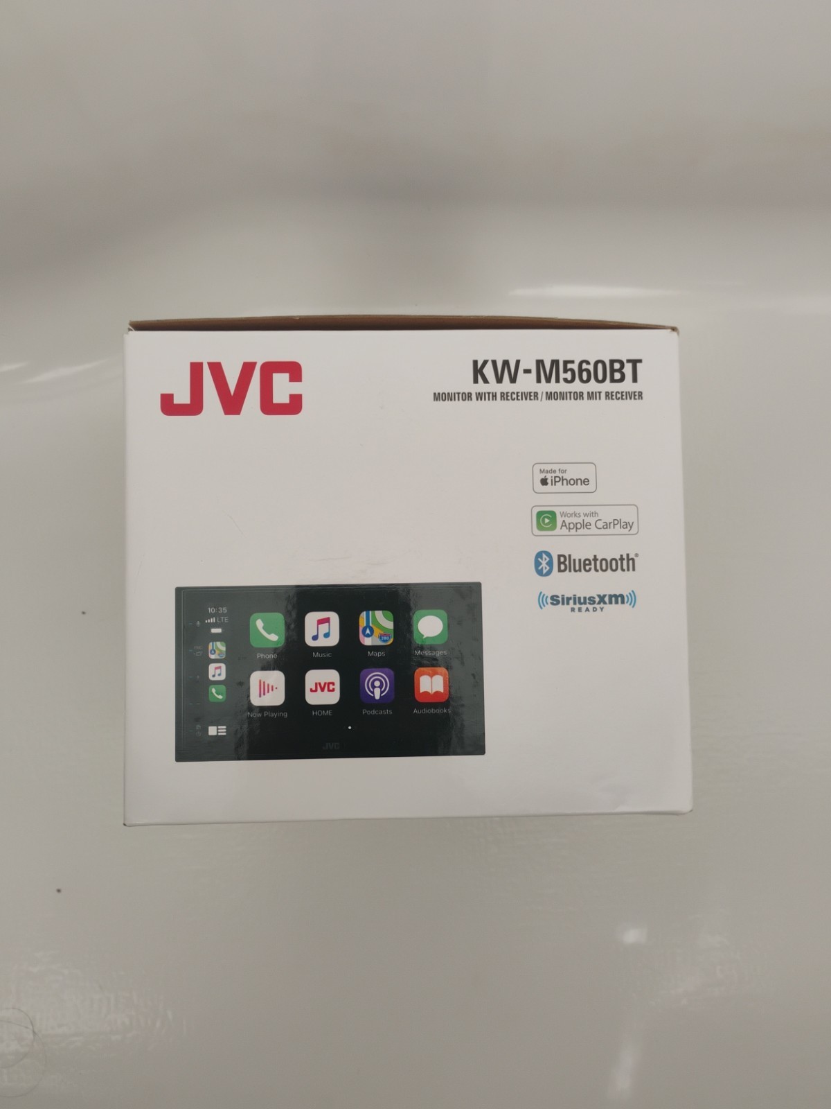 JVC KW-M560BT Monitor With Receiver Bluetooth Android Apple CarPlay USB Mirror