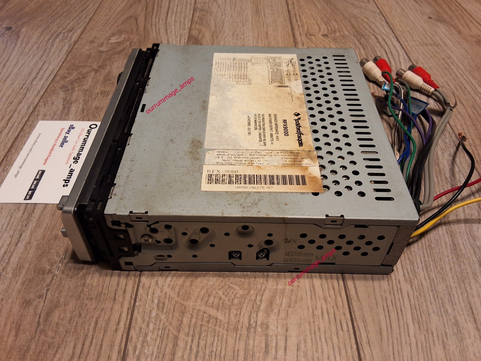 Rockford Fosgate RFX-9000 Car Audio CD PLAYER OLD SCHOOL RARE