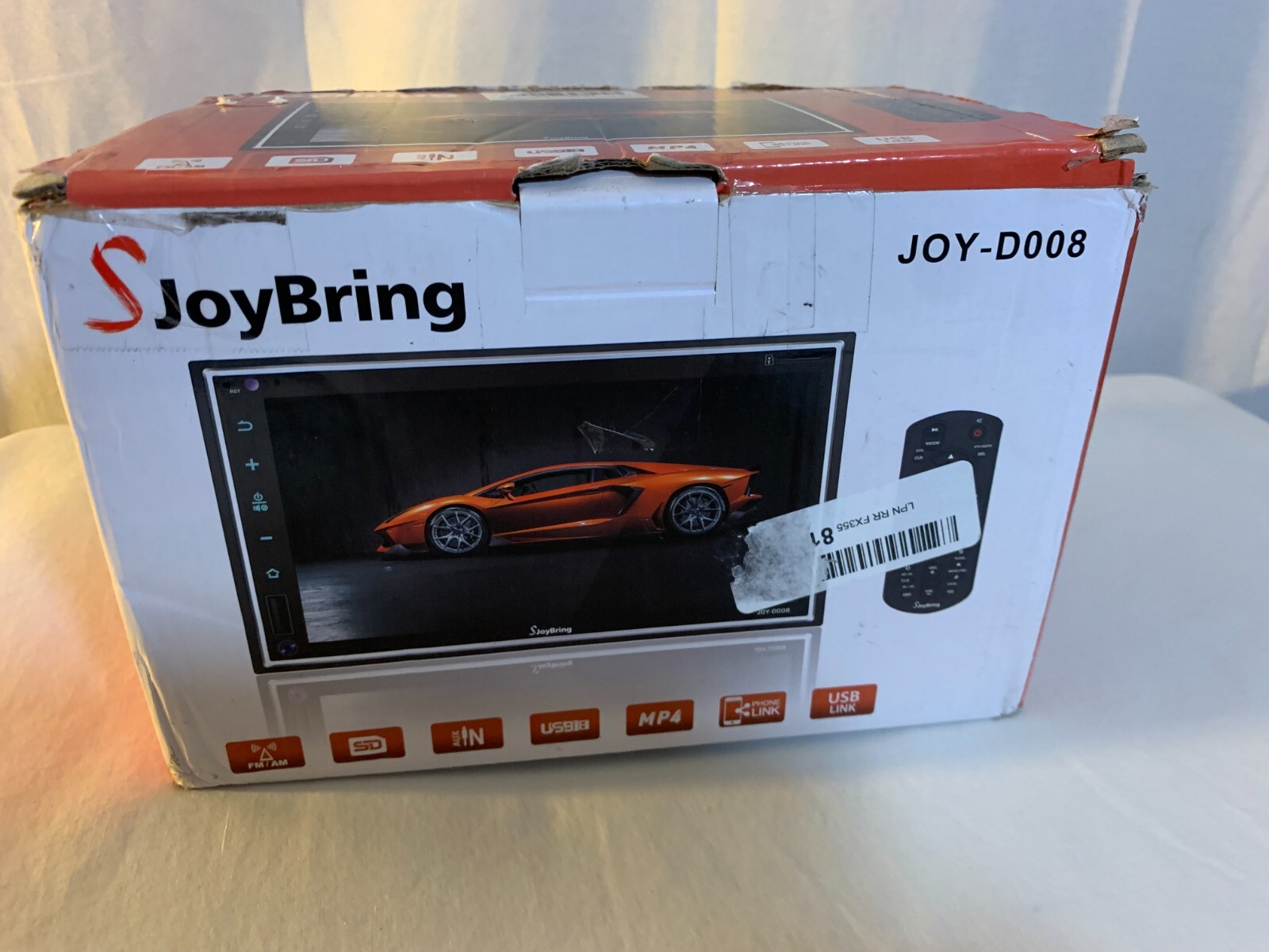 JOY-D008 7″ Double Din Car Stereo w/ Camera & Remote Android Auto Apple Carplay