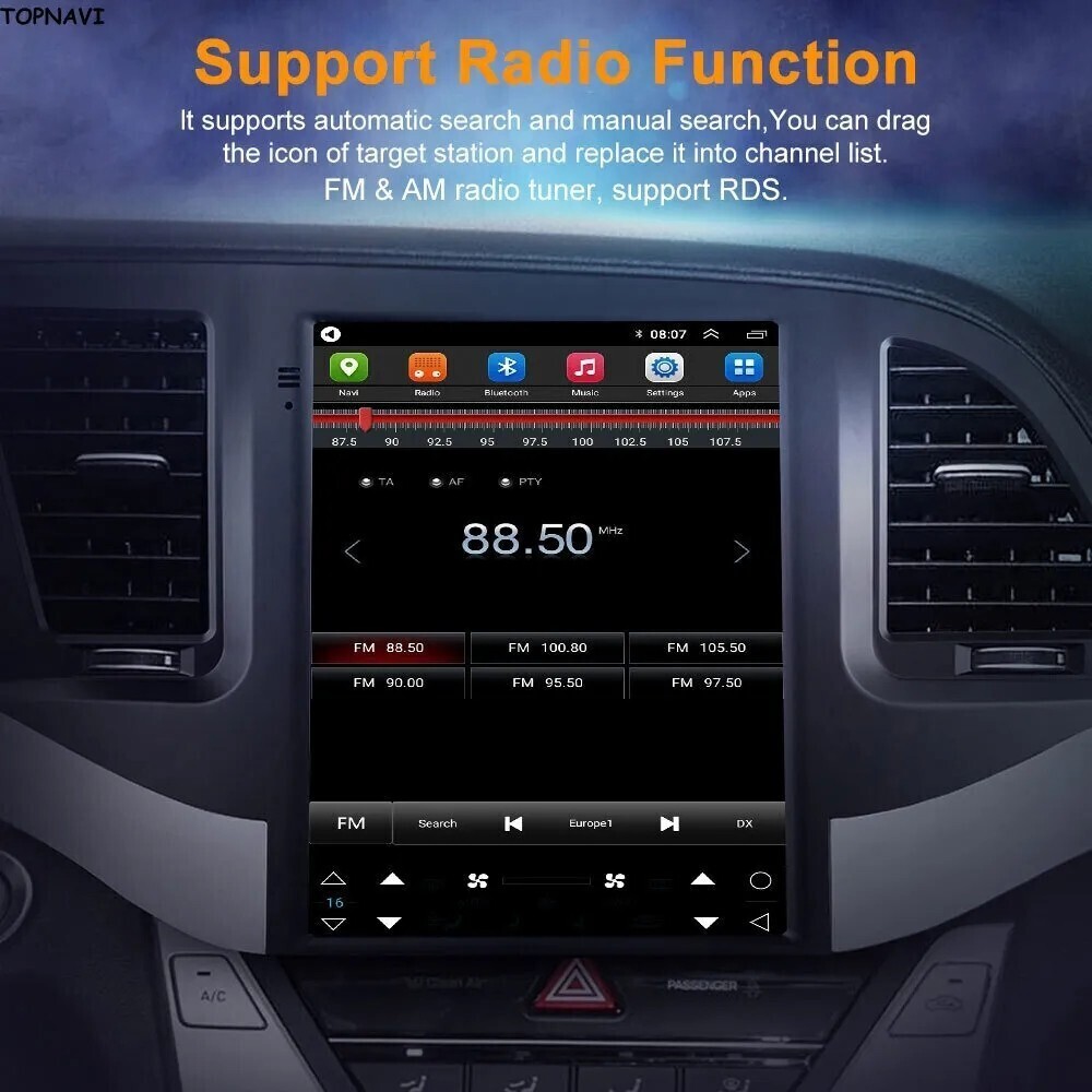 12.8″ For Lexus ES ES240 ES350 2006-2012 Android 13 Car Radio GPS Carplay Stereo