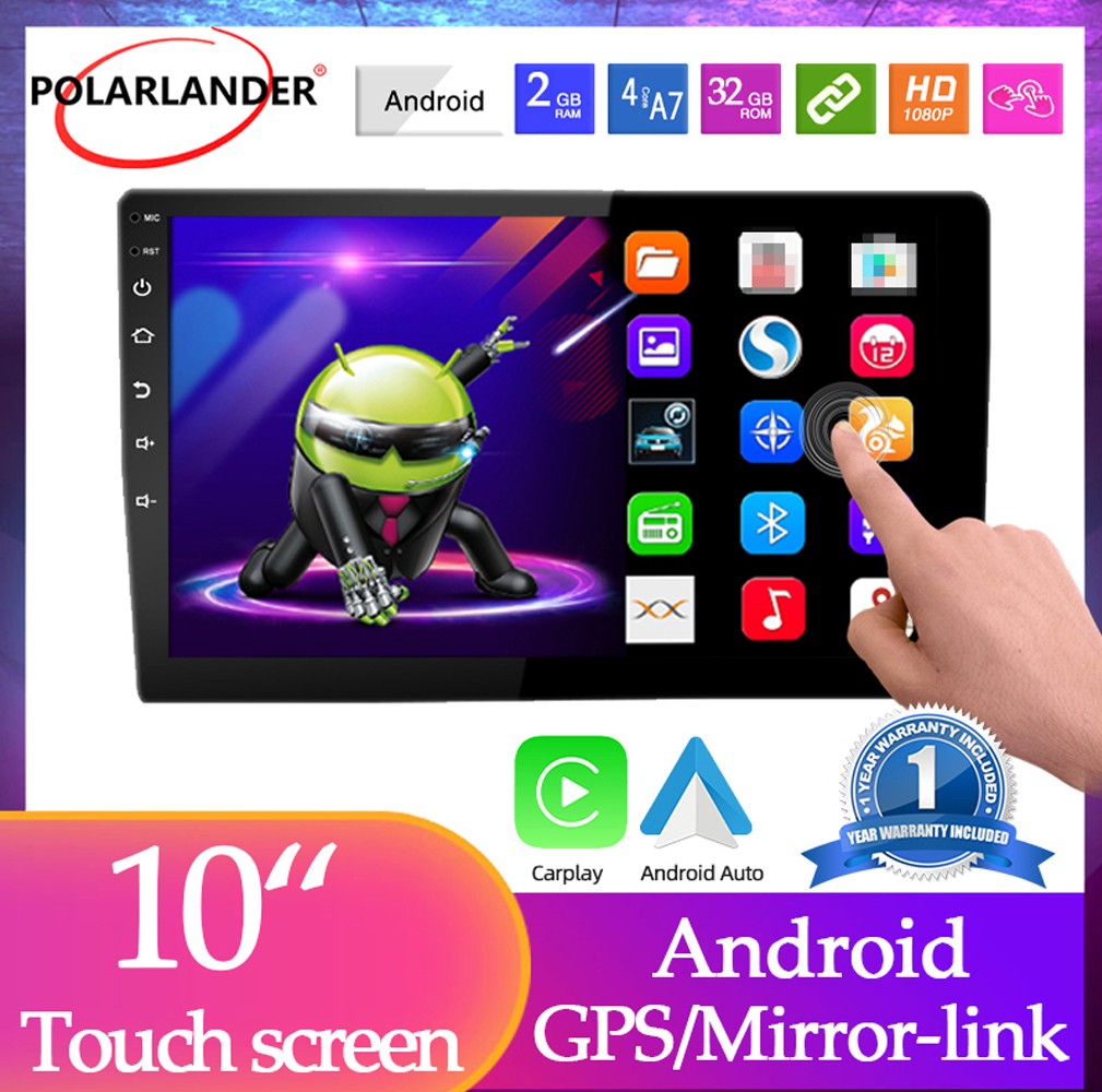 Wireless Carplay 10″ Universal Android Navigation MP5 K803 Car Radio Bluetooth