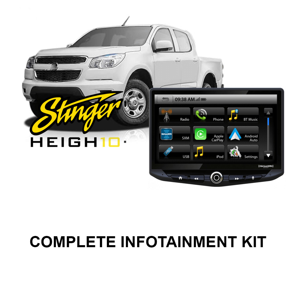 Stinger HEIGH10 Infotainment Kit for Holden Colorado 2014-2016 RG