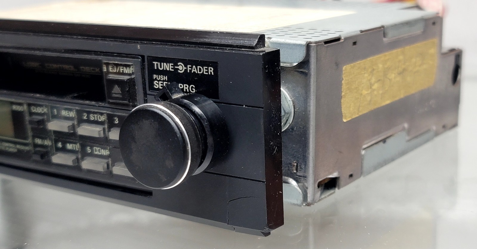 TECHNICS ALPHATUNER Car Stereo Cassette Deck Radio FM-AM CQ-R700EU See video