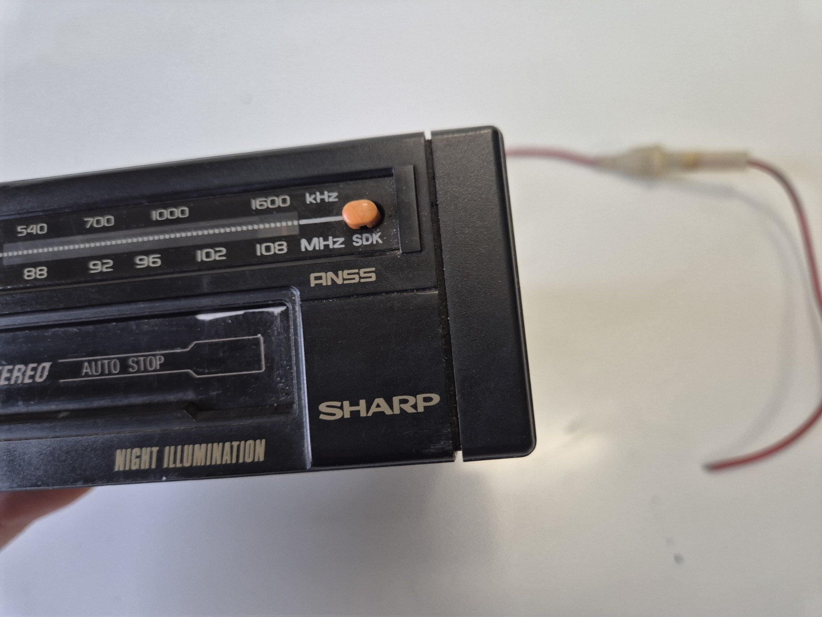 Vintage SHARP RG-250 BK Car Stereo Radio OEM