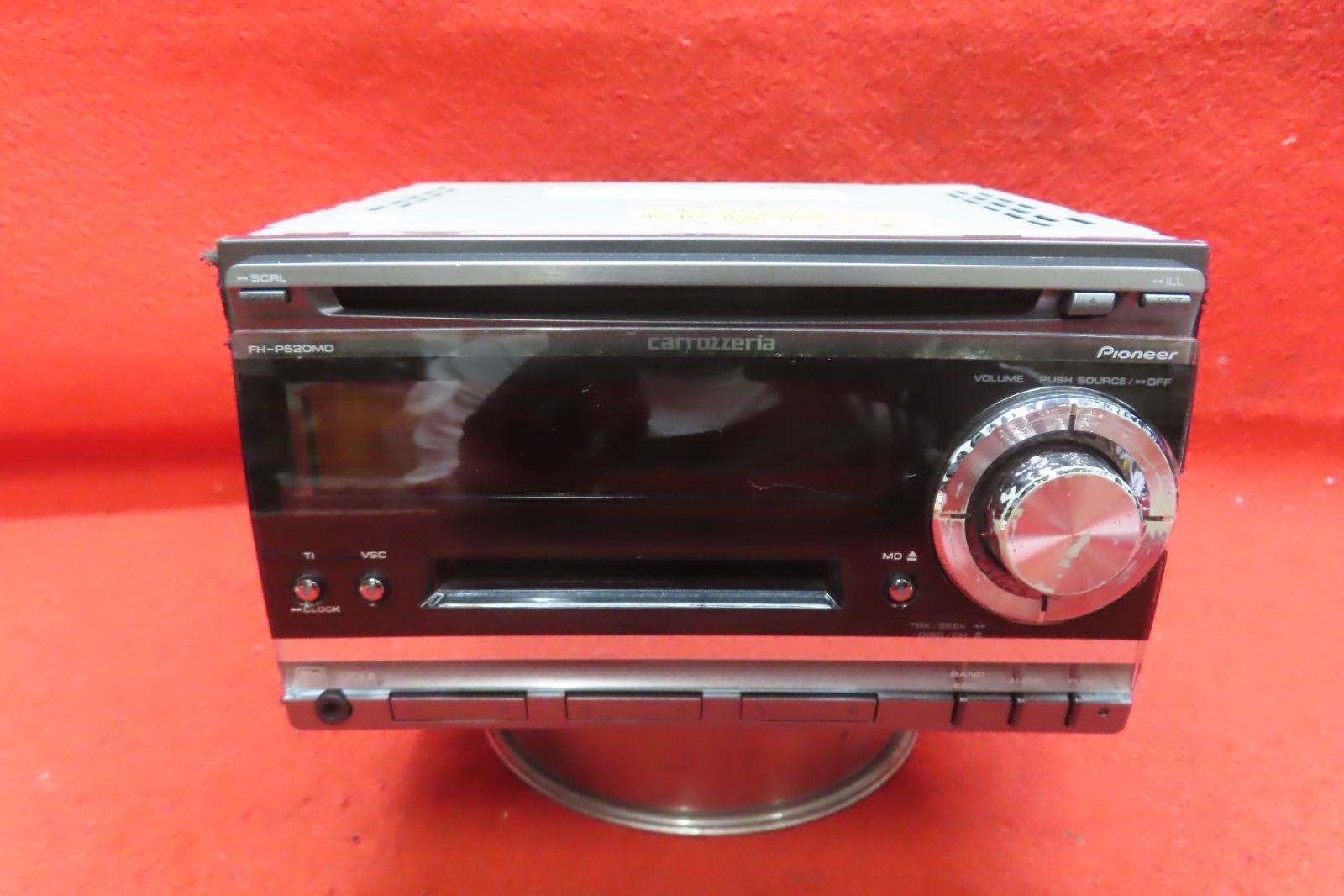 Pioneer Carrozzeria FH-P520MD CD MD Receiver Equalizer DSP LCD Car audio JDM