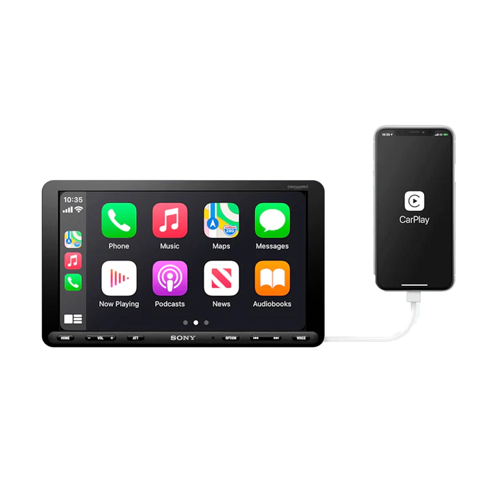 Sony XAV-AX8100 8.95″ (22.7 cm) Digital Media Receiver Compatible with Apple …