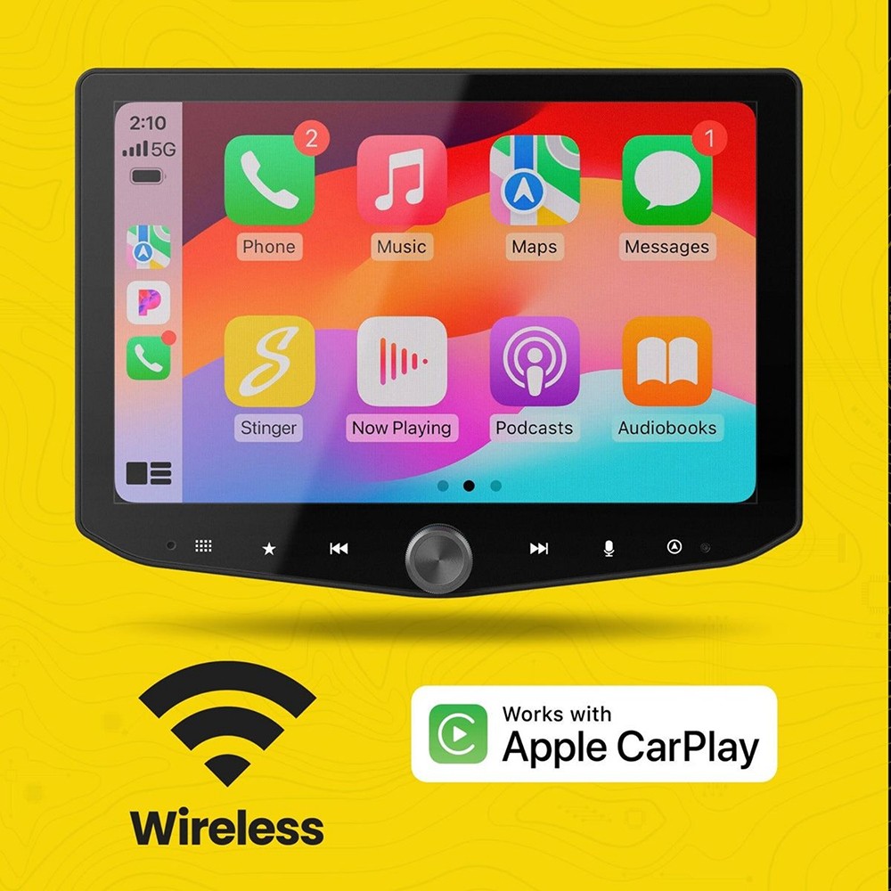 Stinger IX210 HORIZON10 2-DIN 10″ Multimedia w/ Carplay/Android Auto