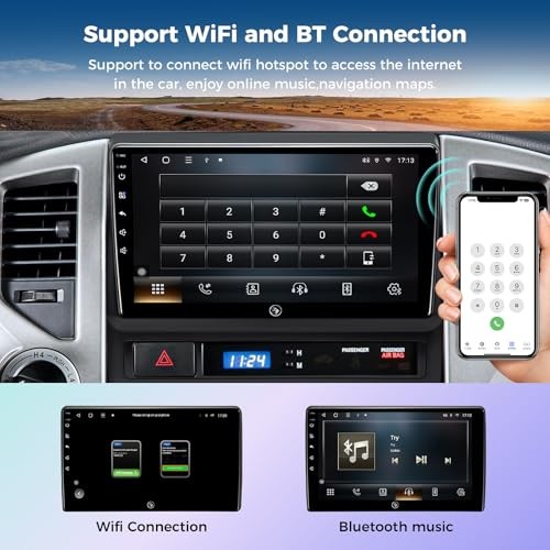 Car Radio for Toyota Tundra 2007-2013 Sequoia 2008-2018 Wireless CarPlay