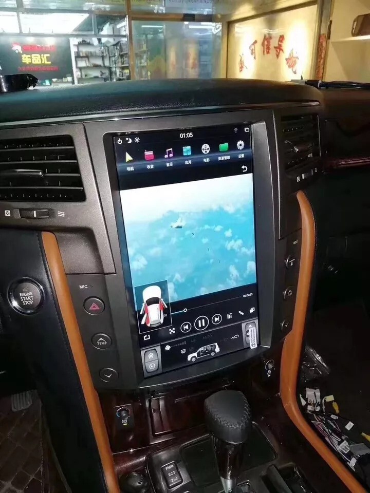 13.6″ For 2007-2015 Lexus LX570 Car Stereo Radio Tesla Style GPS Carplay 8+128G