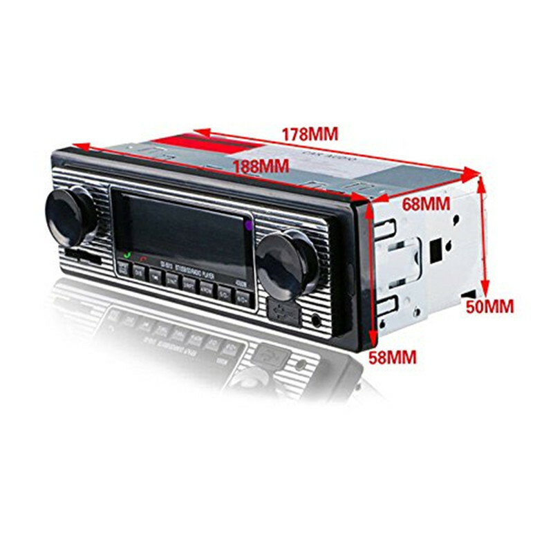 Car Hands-free Call FM Stereo Radio MP3 Player Wireless Bluetooth Microphone