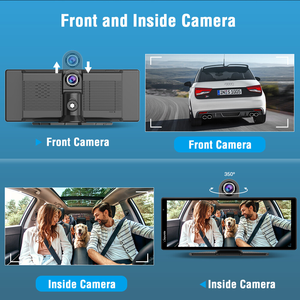 Carpuride 9.3 inch Apple CarPlay & Android Auto Bluetooth Car Radio Stereo