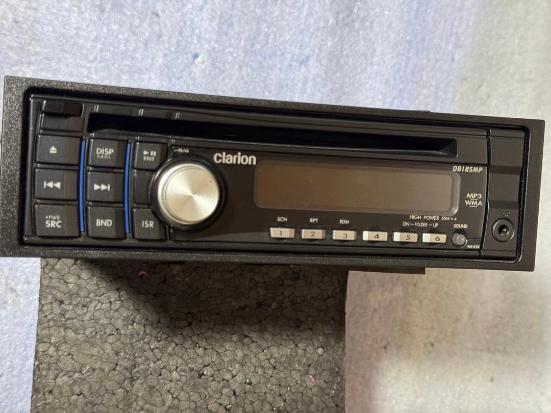 Clarion DB185MP MP3 Front AUX Input Car Stereo Unit