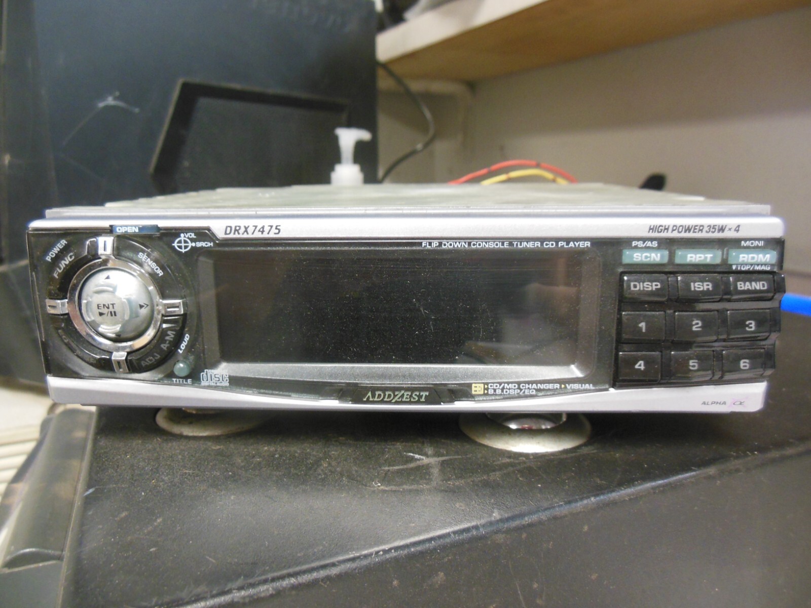 Addzest JDM Stereo Radio Receiver Tuner Unit CD Player Flip Face DRX7475