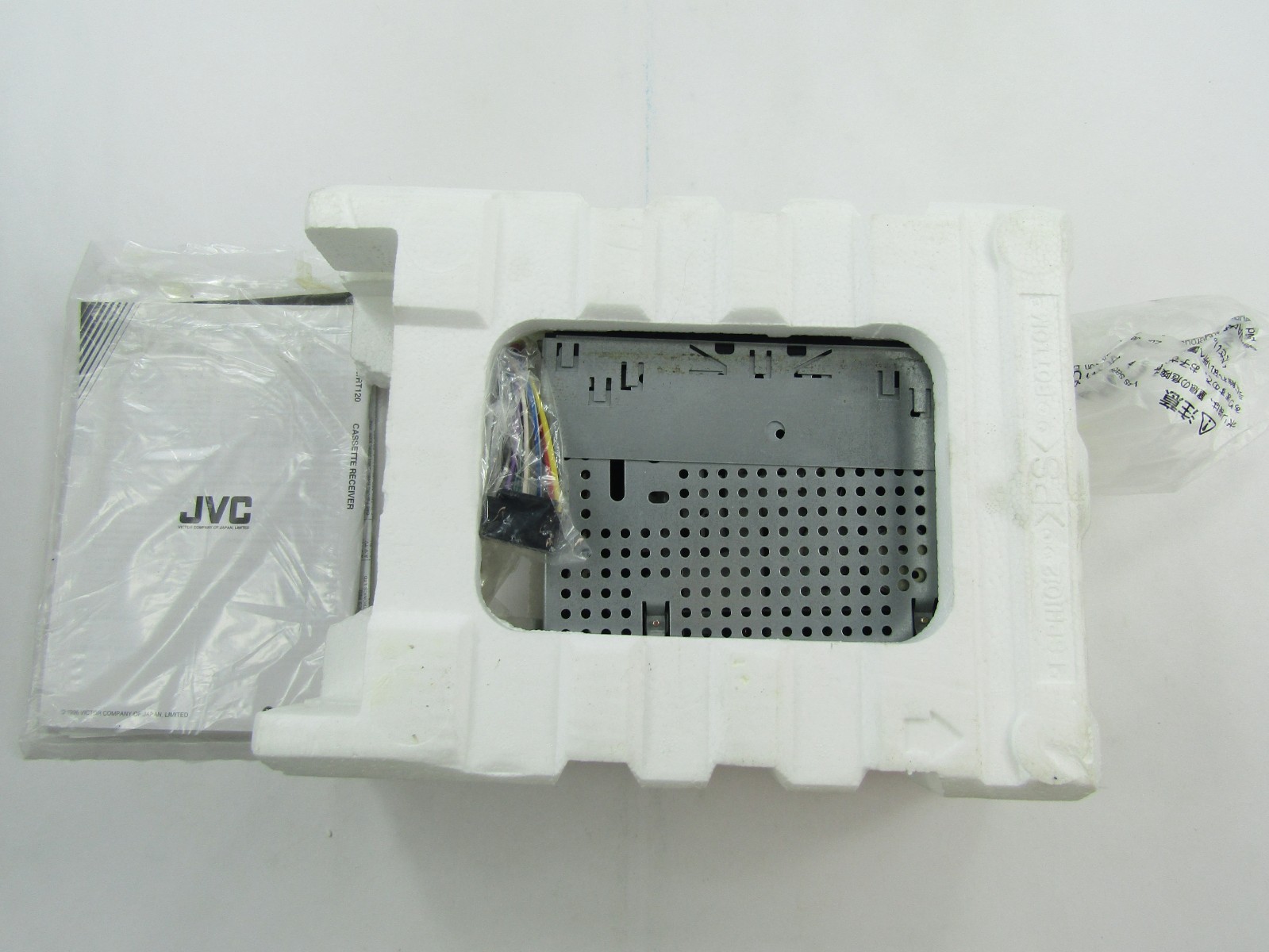 JVC KS-RT220 Car Cassette Receiver Radio Manuals Original Box Opened