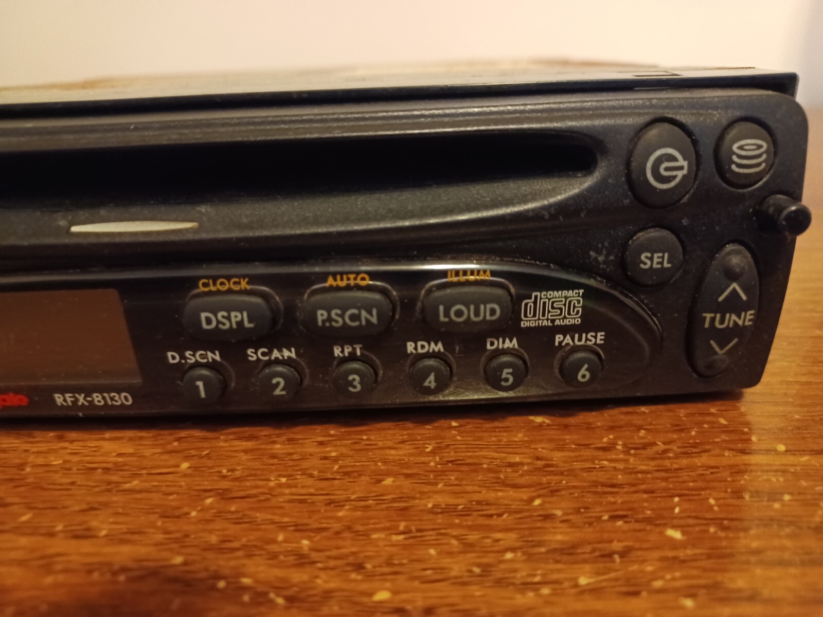 RARE OLD SCHOOL ROCKFORD FOSGATE CD PLAYER RFX-8130 – NO HARNESS PARTS OR REPAIR