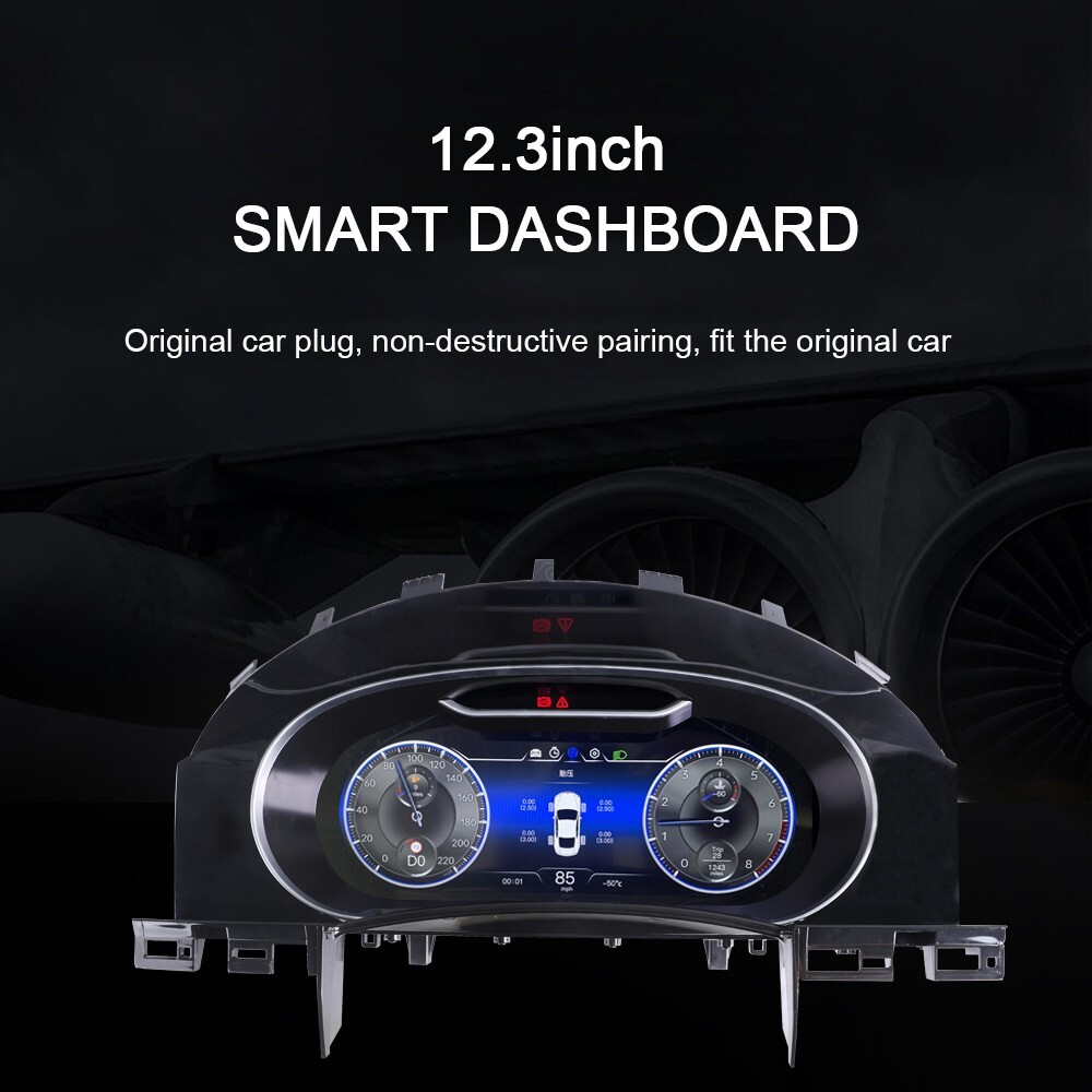 Car LCD Digital Cluster For Volkswagen Touareg 03-10 Instrument dashboard Virtua