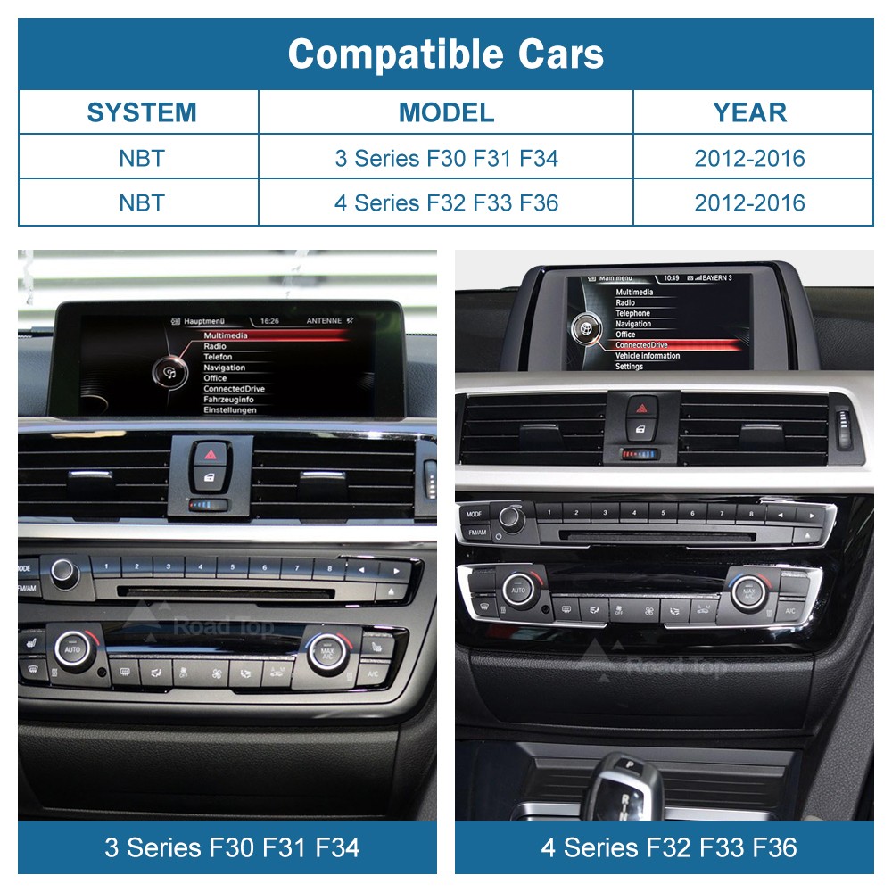 CarPlay Linux Touch Screen For BMW 3 4 Serie F30 F31 F32 F33 F34 F36 2012-2016
