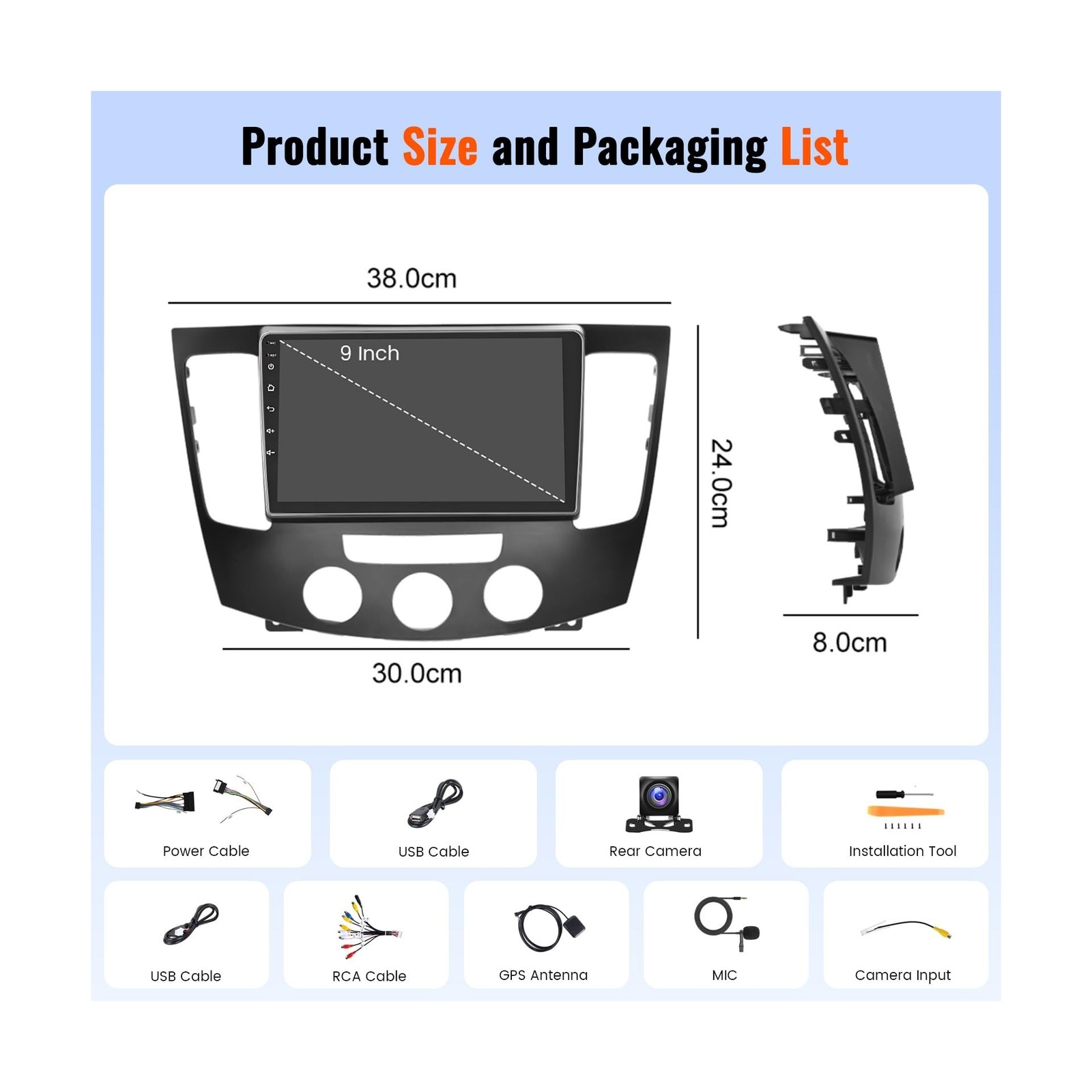 Android 15 Car Stereo for Hyundai Sonata 2009 2010 (Manual A/C) Wireless CarP…