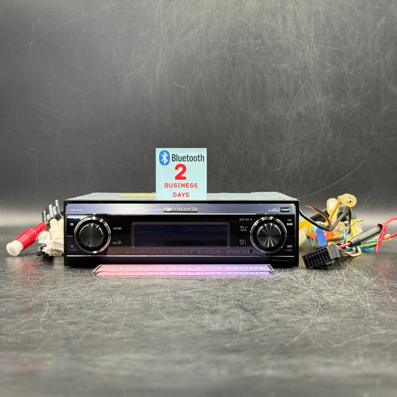Pioneer Carrozzeria DEH-P940 CD Player DSP SFC AUX 1DIN Added BT Tested In Stock