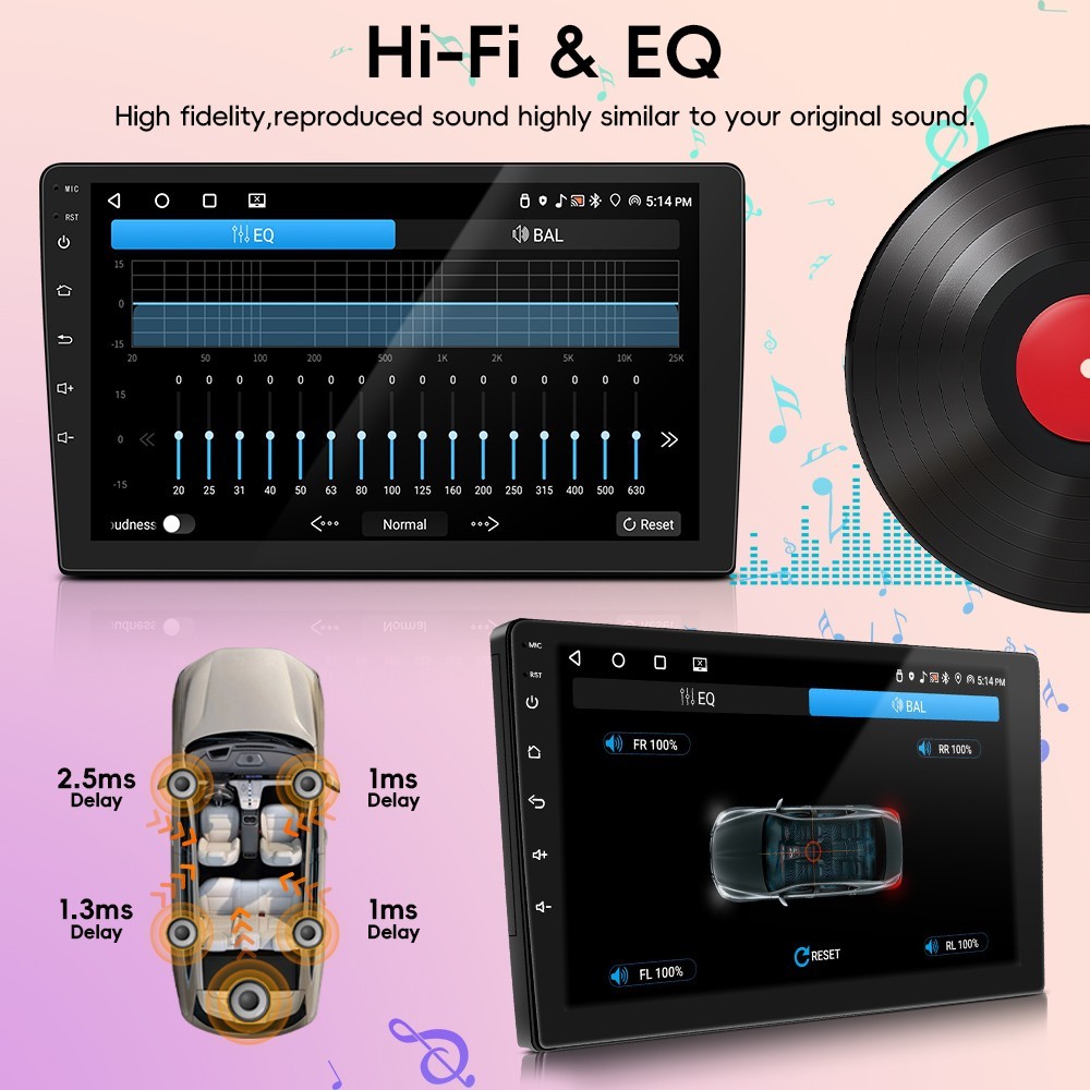 64G For Honda Odyssey 2018-2020 Carplay Car Stereo Radio Android Auto 1280*800