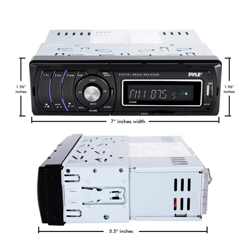 Detachable Face Radio Stereo Receiver