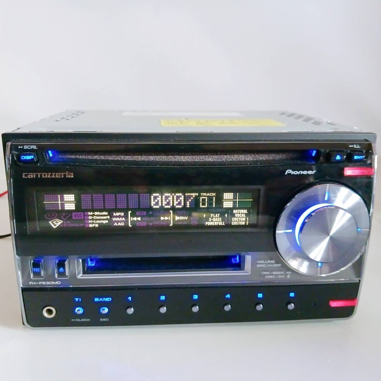 Pioneer Carrozzeria FH-P530MD-B CD MD Player 2DIN Car Stereo JDM Tested BF105
