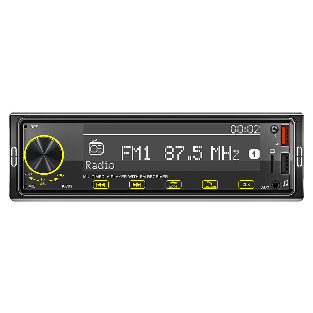 Car Stereo Audio Single 1 DIN Bluetooth TF Card/U Disk MP3 Radio Player FM AUX