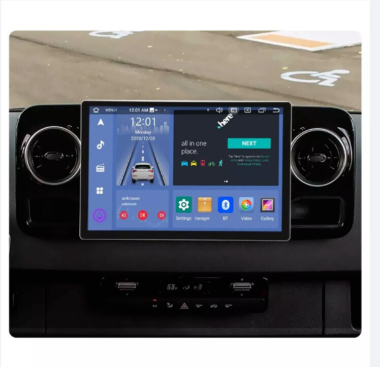 13.3″ Android Carplay Car Stereo Radio GPS Navi 2+32GB For 18-22 Benz Sprinter