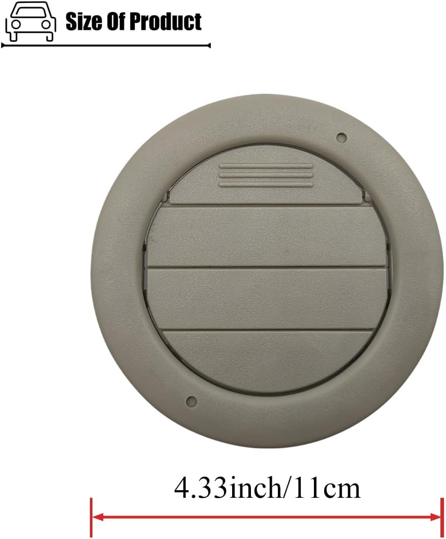 2PCS Roof Headliner AC Heater Air Vents Compatible with Ford 2015 to 2025 Year,