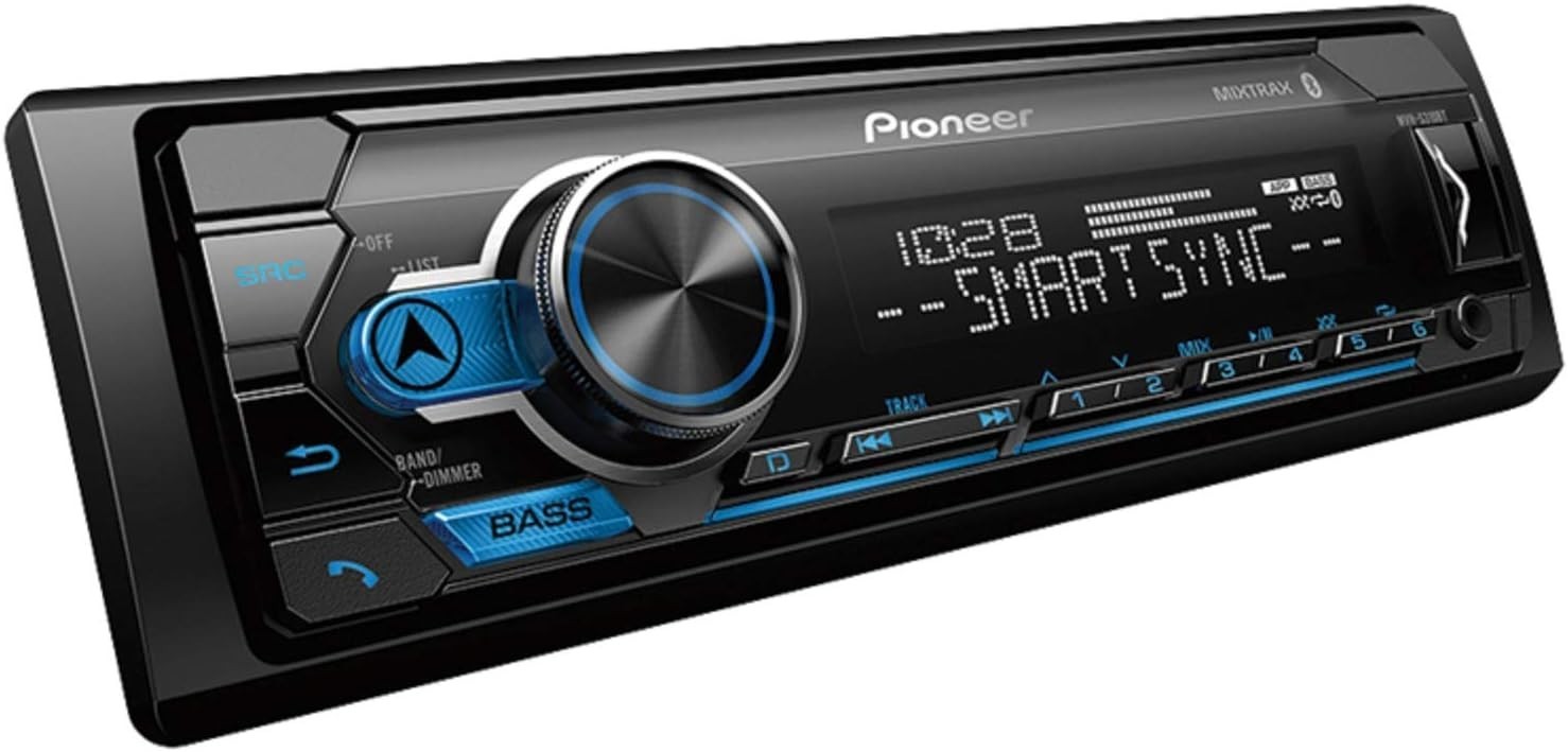 MVH-S310BT Single Din Built-In Bluetooth, MIXTRAX, USB, Auxiliary, Pandora, S…