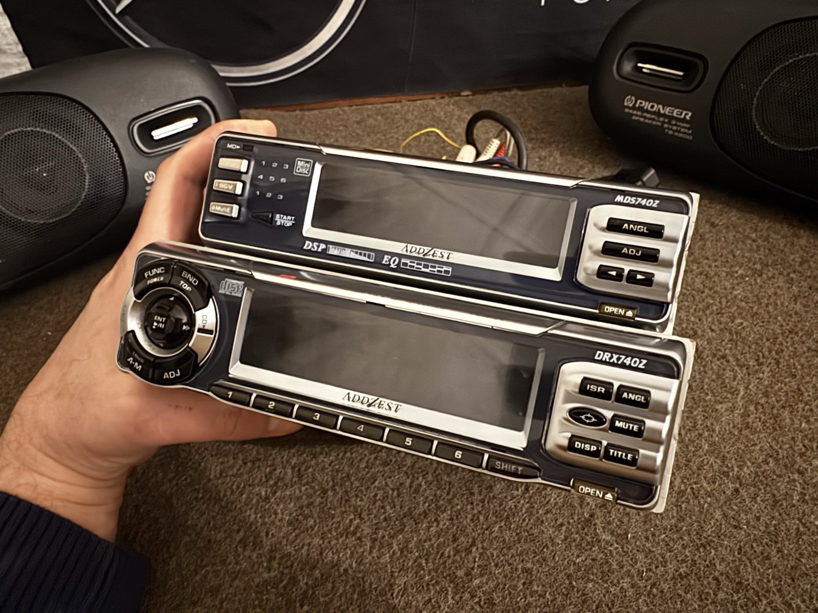 ADDZEST MDS740Z & DRX740Z Car MD Receiver DSP Equalizer The screen doesn’t work