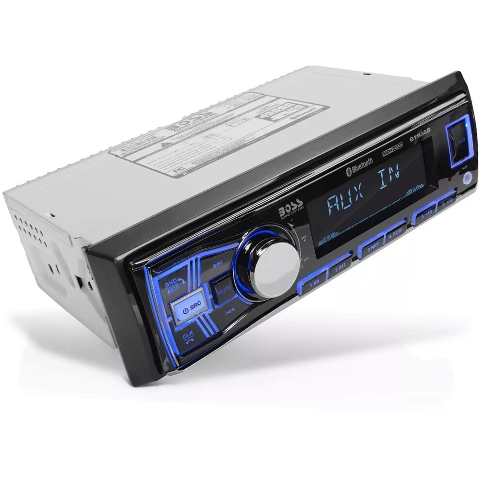 BOSS 611UAB Bluetooth Car Stereo AM/FM Radio kit for 1997-2002 Jeep Wrangler