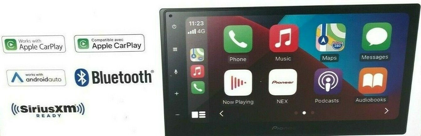 Pioneer DMH-1770NEX Bluetooth Media Android Auto Apple CarPlay USB Mirror 6.8″