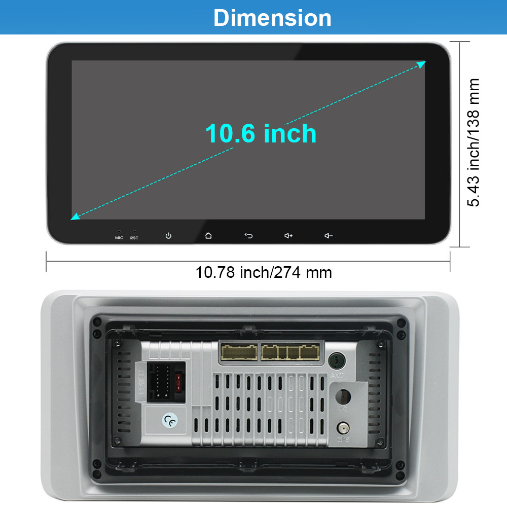 For Jeep Liberty 2008-2012 Apple Carplay Android 14 Car GPS Radio Stereo BT Wifi