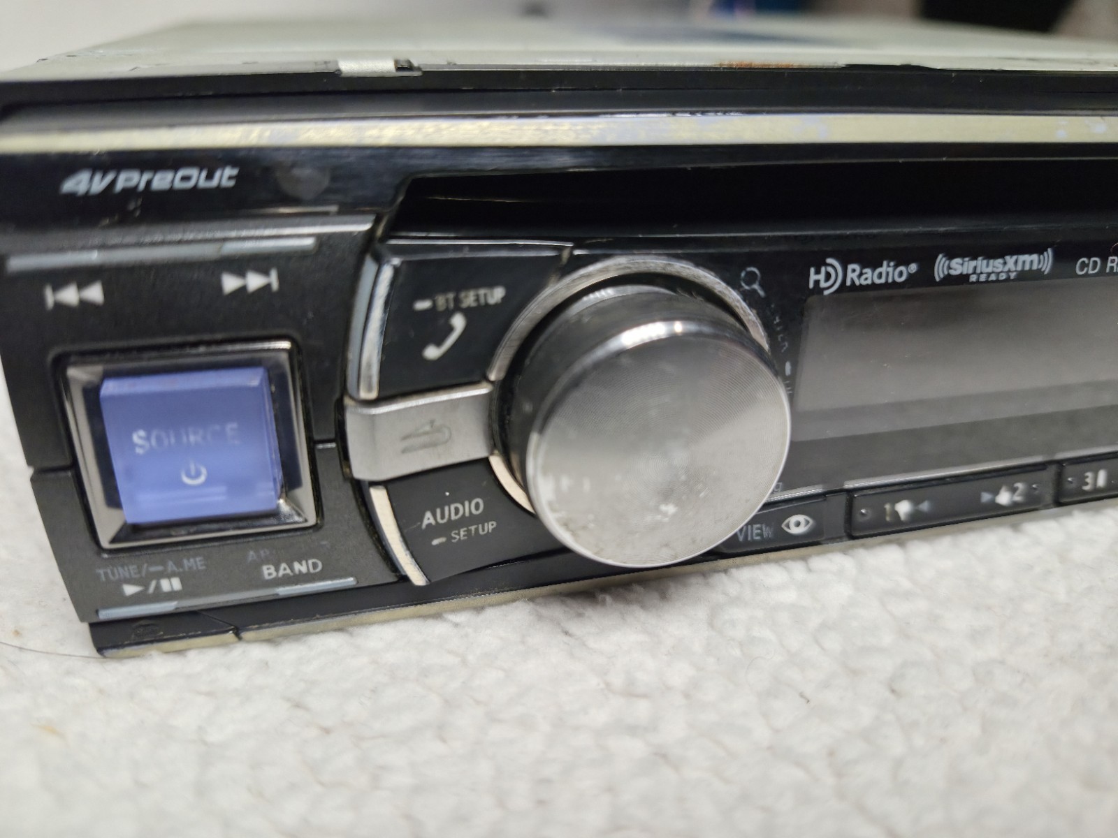 Alpine CDE-HD138BT Single Din Car Stereo w/ Case – Bluetooth CD Player Aux Usb