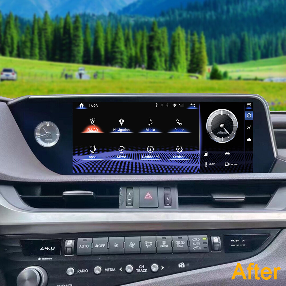 12.3″ Android 14 Car Player For Lexus ES ES200 ES250 ES350 ES300h 2018-2021 64GB