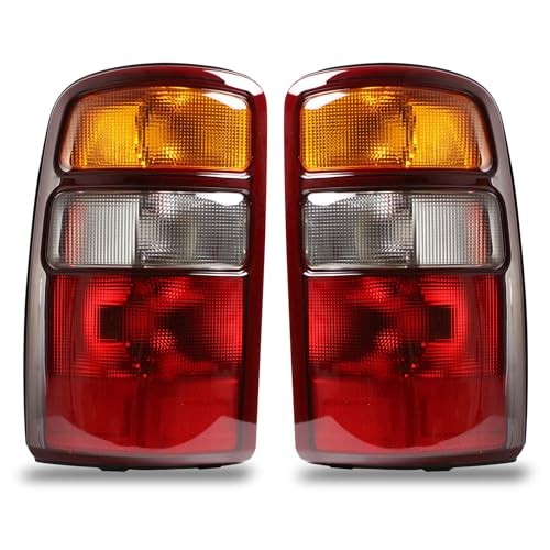 Tail Lights Compatible With 2000-2006 Chevy Tahoe Suburban GMC Yukon Red Edge