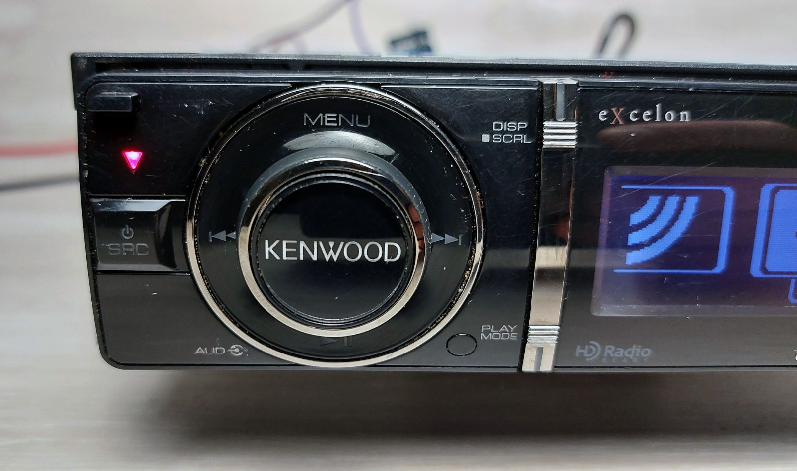 TESTED KENWOOD EXCELON KDC-X794 1-DIN RECEIVER CD PLAYER OLD SCHOOL USB FM RADIO