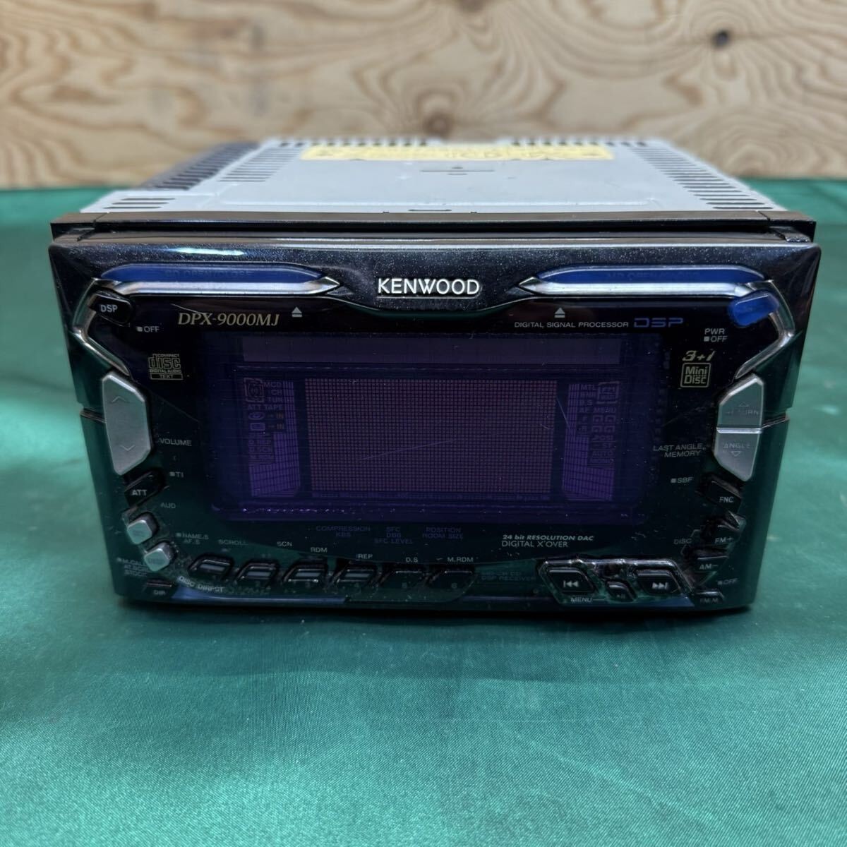 KENWOOD DPX-9000MJ MD Changer CD Receiver Car Audio Head Unit Used Overhauled