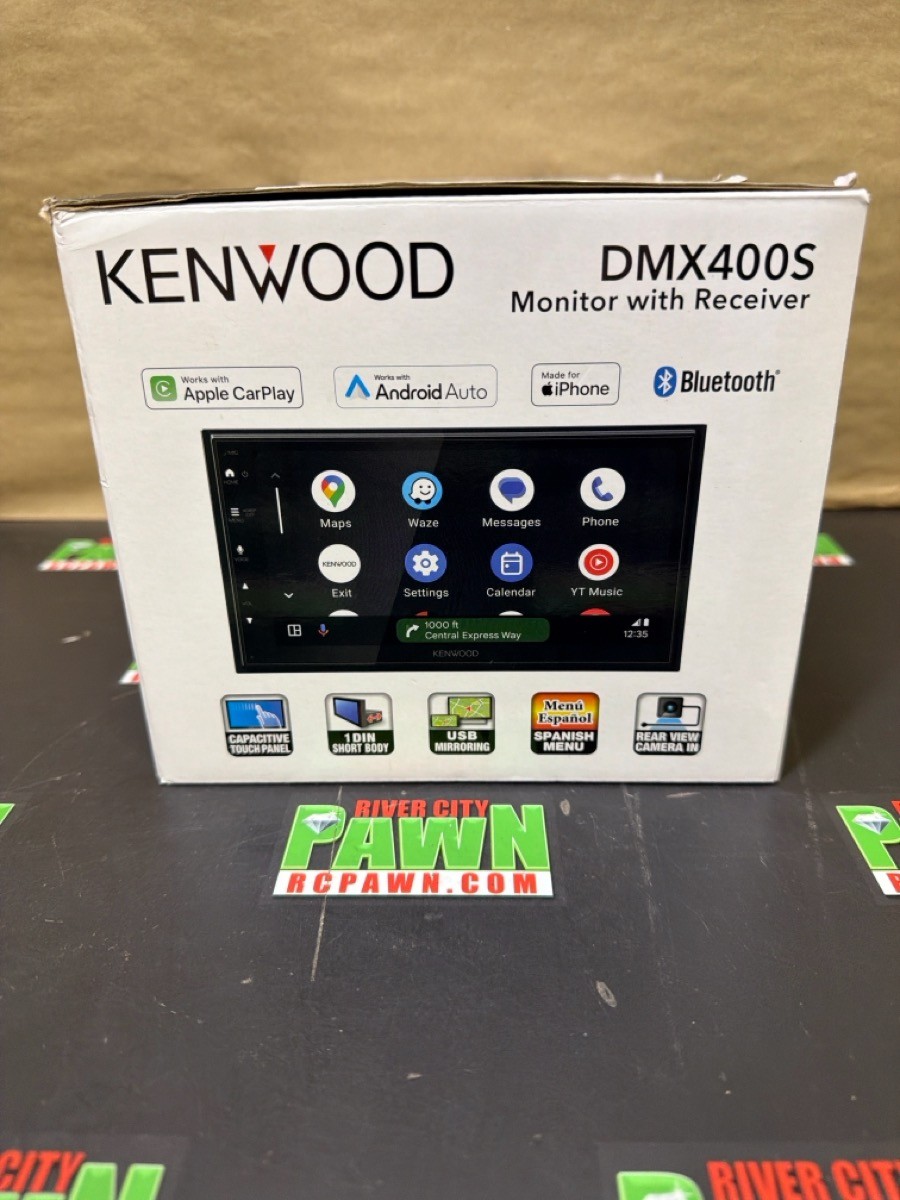 Kenwood DMX400S 6.8″ Digital Multimedia Receiver W/Apple CarPlay & A (R7A016037)