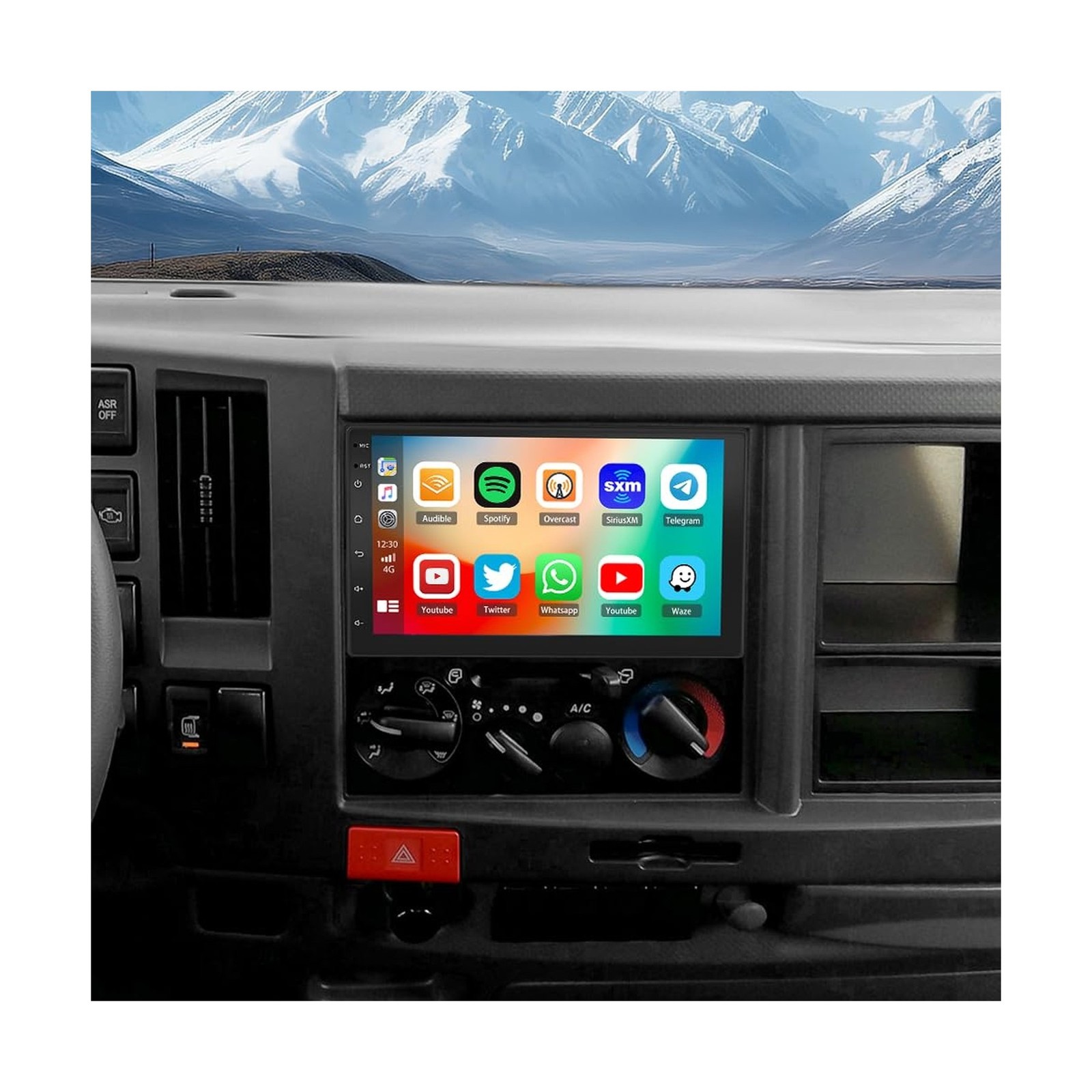Android 14 4+64GB Car Stereo Radio for Isuzu N Series (NNR/NPR/NPS/NQR) Truck…